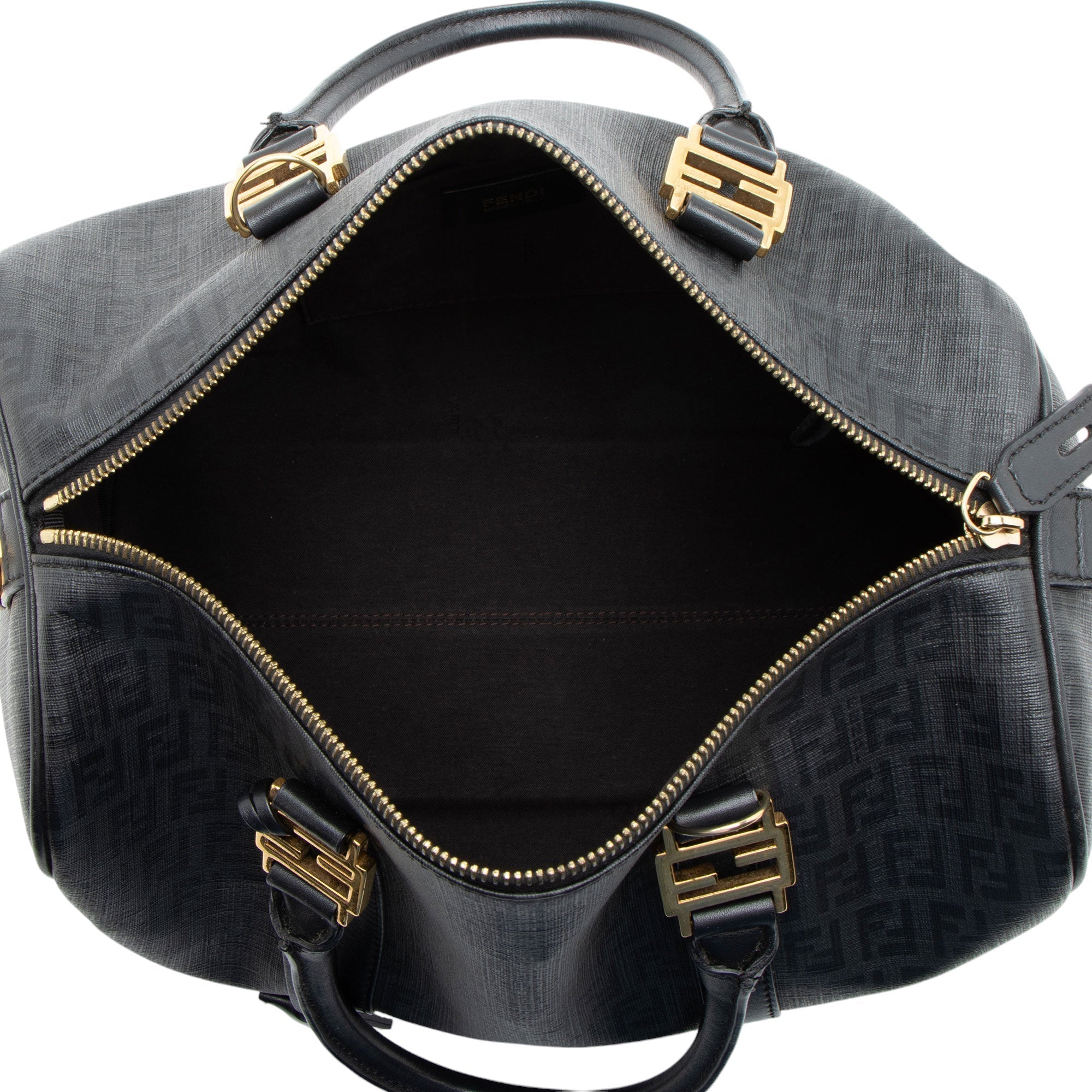 Fendi Zucchino Forever Boston Bag (SHF-1JxLMP)