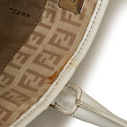 Fendi Zucchino Leather Trimmed Tote (SHG-LoktiJ)