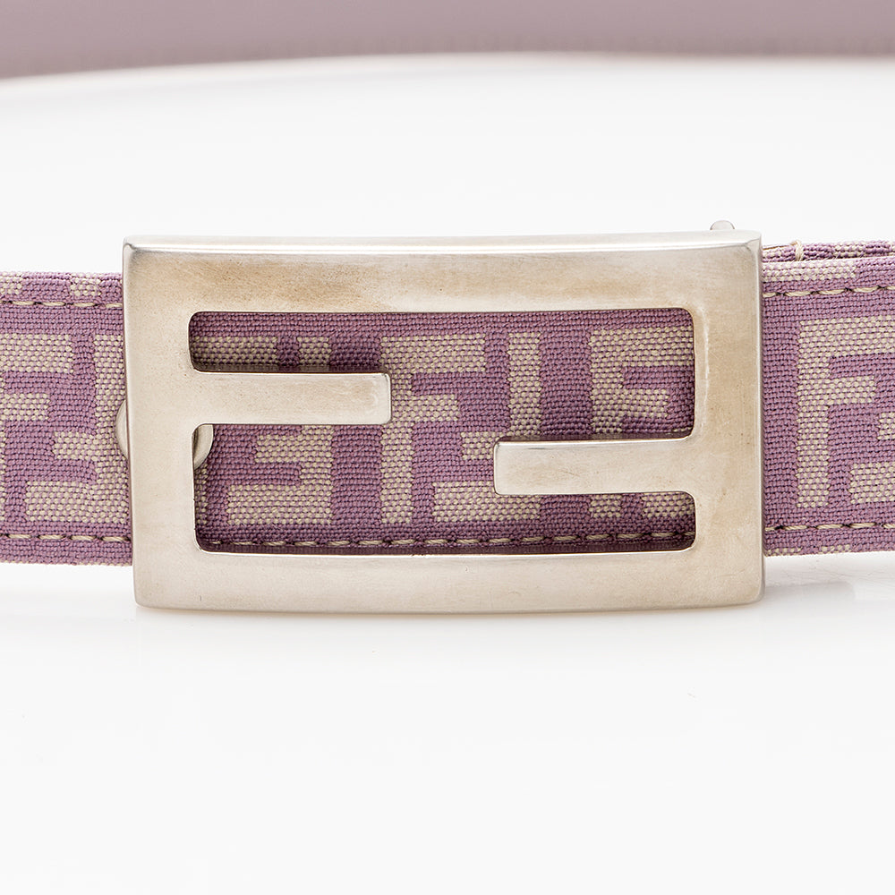 Fendi Zucchino Logo Belt - Size 32 / 80cm (SHF-17928)