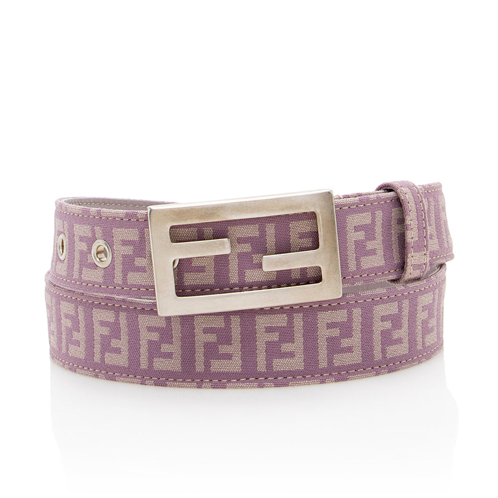 Fendi Zucchino Logo Belt - Size 32 / 80cm (SHF-17928)
