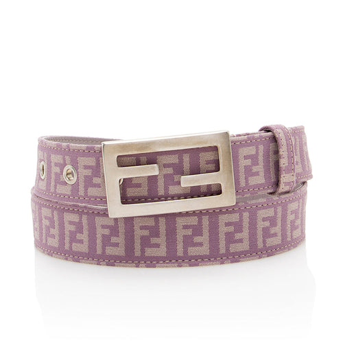 Fendi Zucchino Logo Belt - Size 32 / 80cm (SHF-17928)