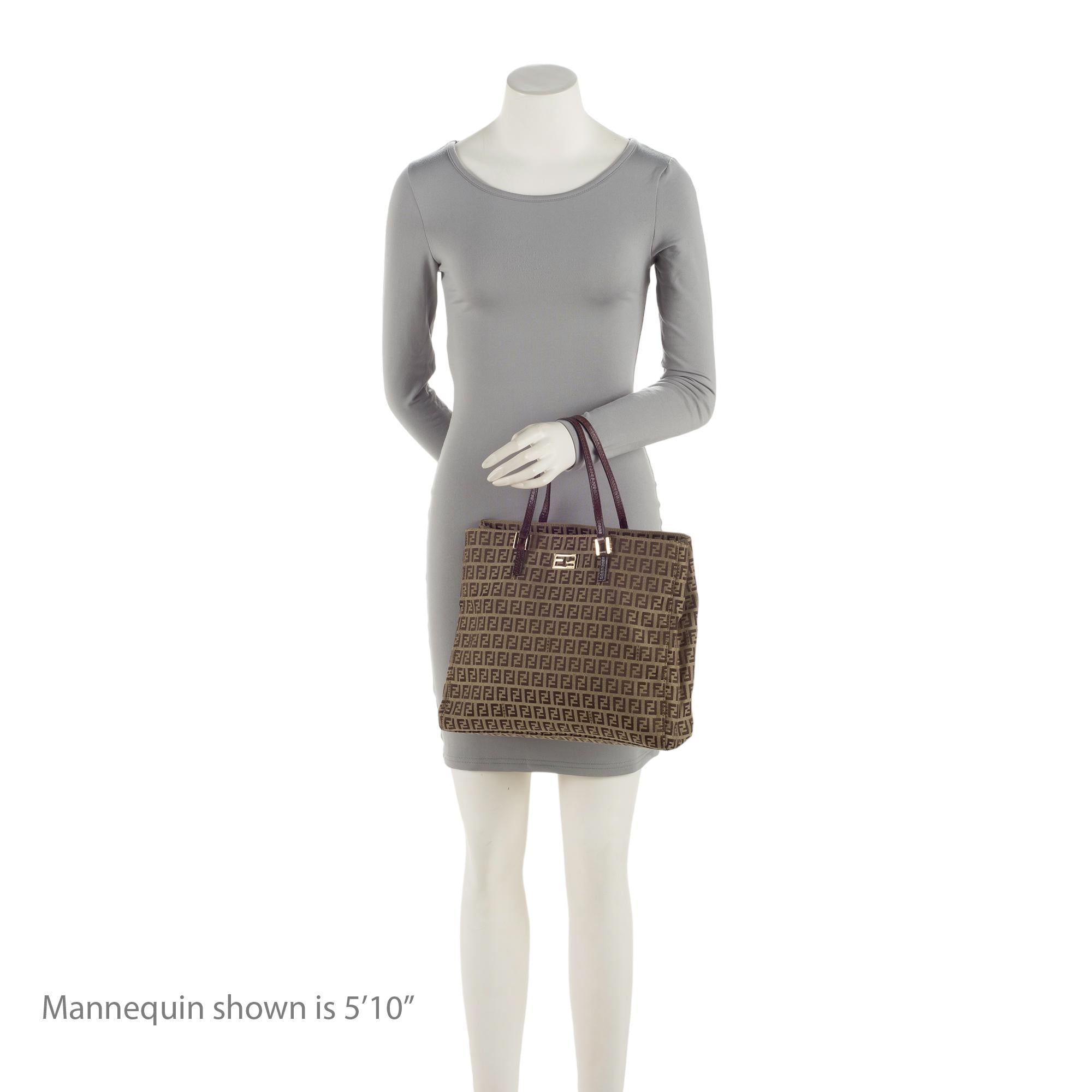 Fendi Zucchino Logo Large Tote (SHF-qdNIZz)