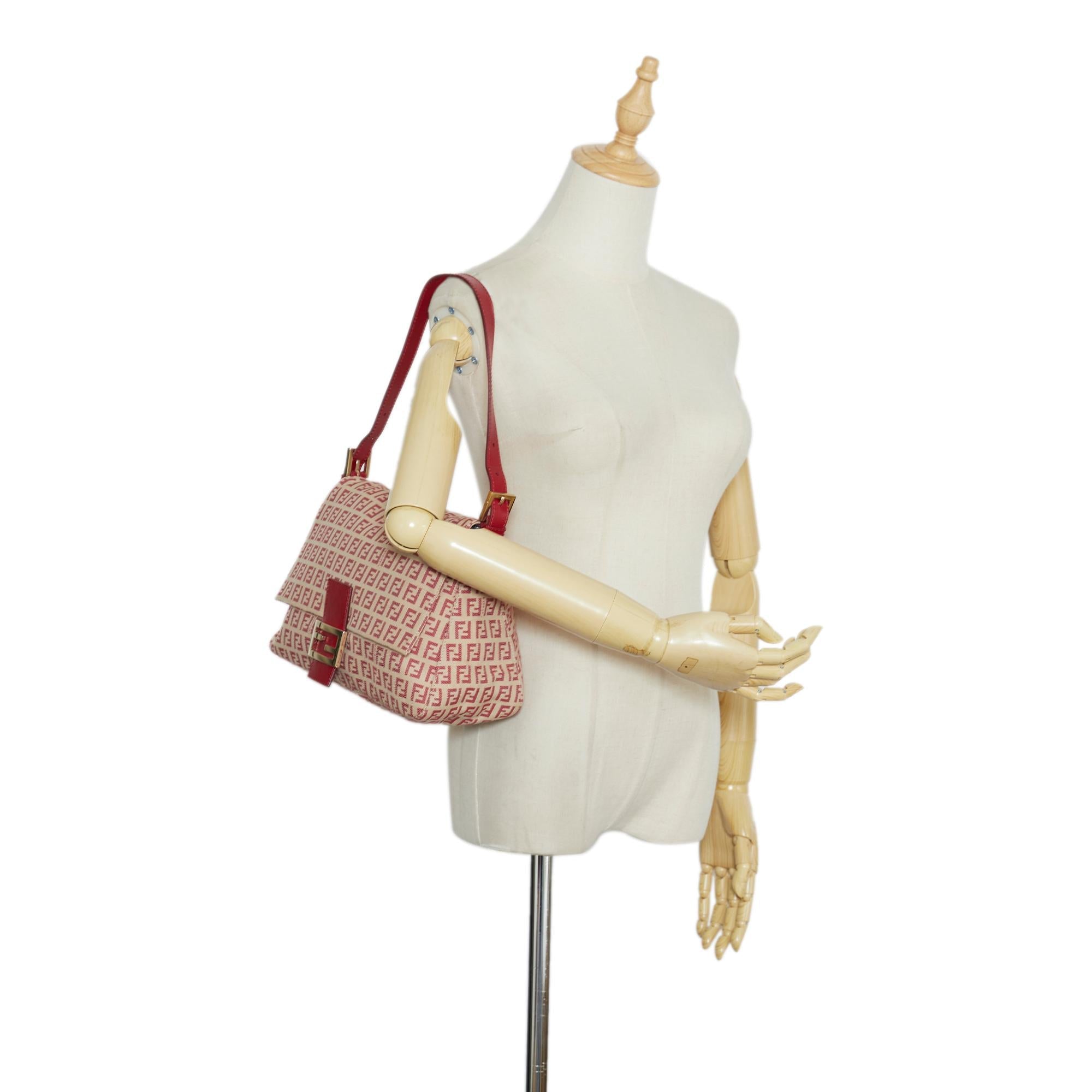 Fendi Zucchino Mamma Baguette (SHG-wh7Bv5)