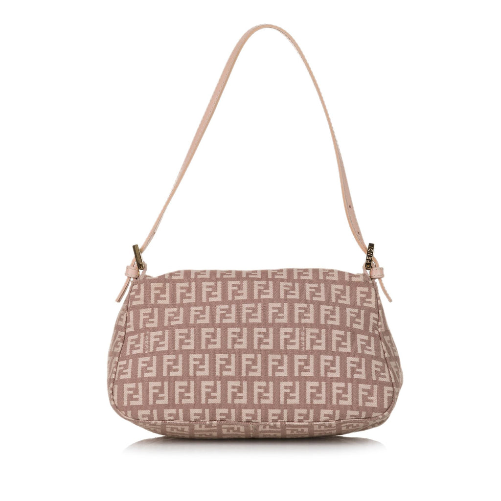 Fendi Zucchino Mamma Forever Canvas Baguette (SHG-31593)