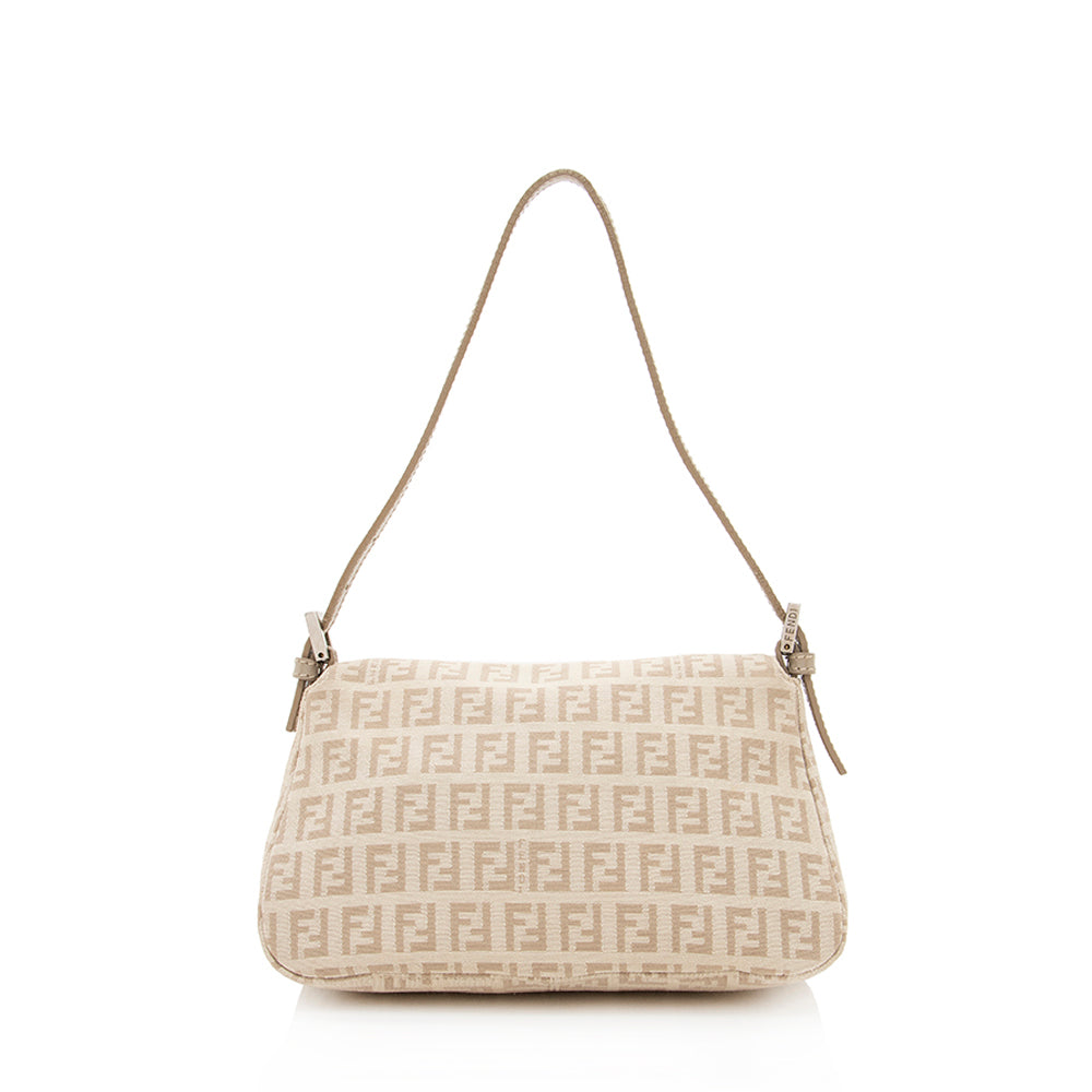 Fendi Zucchino Mini Baguette Bag - FINAL SALE (SHF-19965)