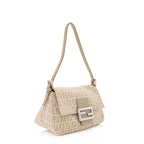 Fendi Zucchino Mini Baguette Bag - FINAL SALE (SHF-19965)