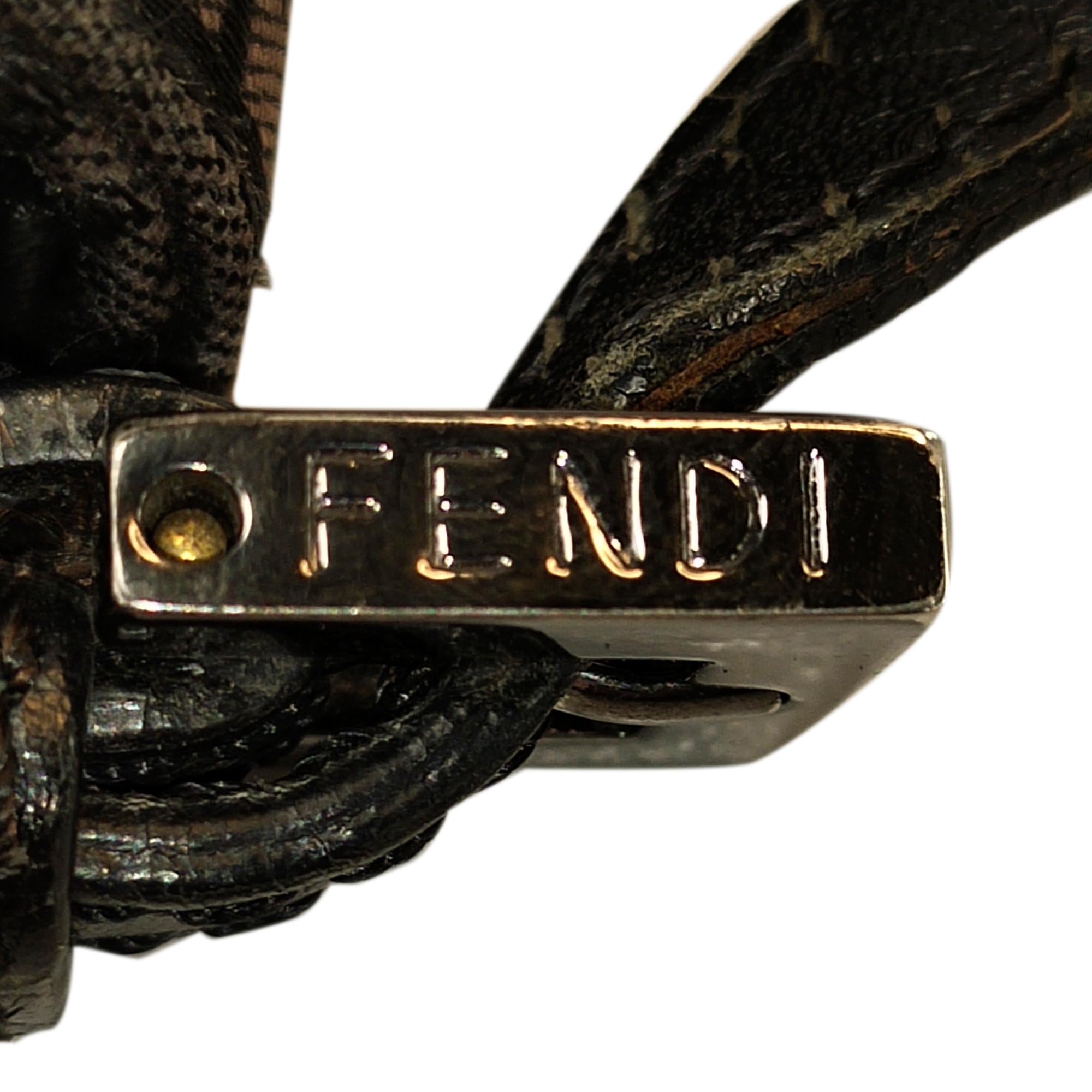 Fendi Zucchino Mini Mamma Baguette (SHG-35707)
