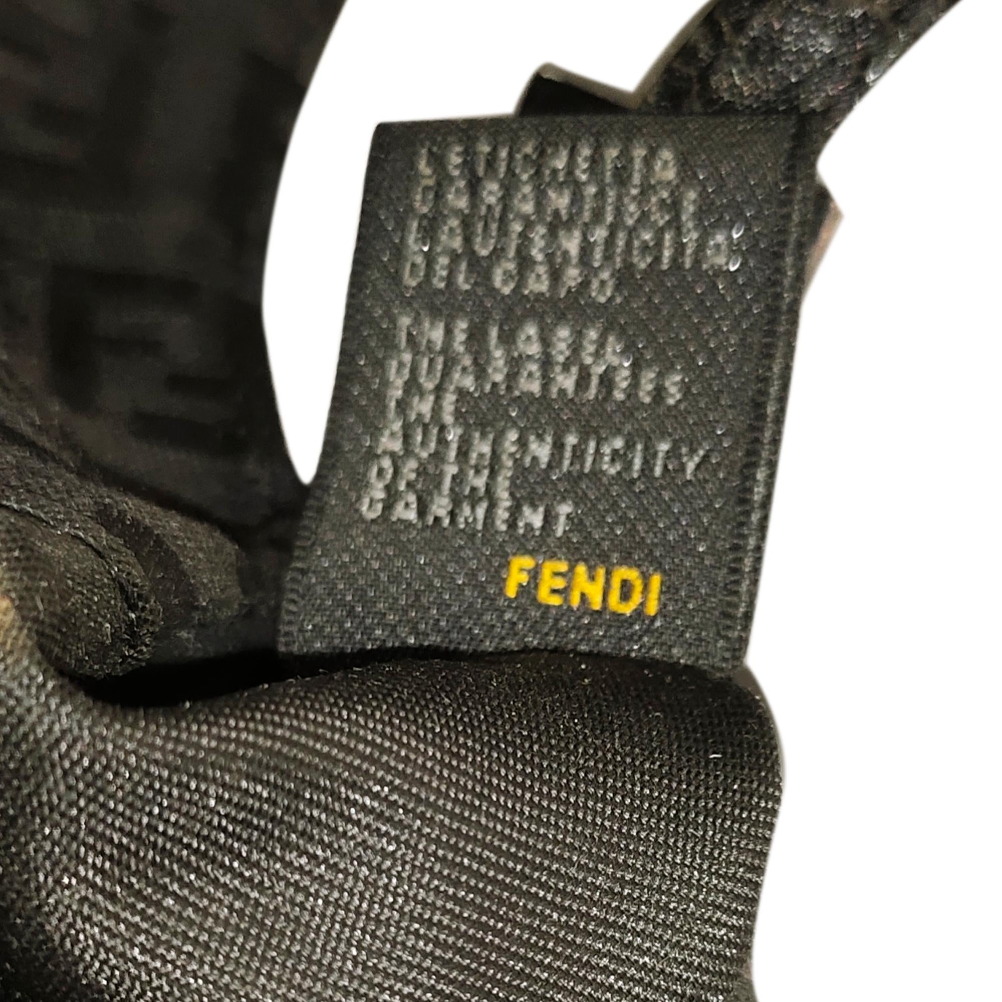 Fendi Zucchino Mini Mamma Baguette (SHG-35707)