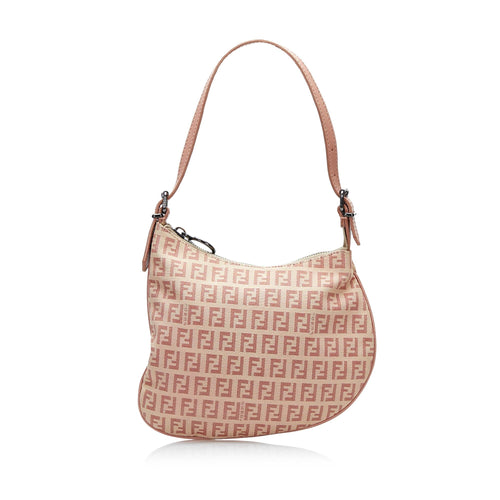 Fendi Zucchino Oyster Shoulder Bag (SHG-27P3i7)