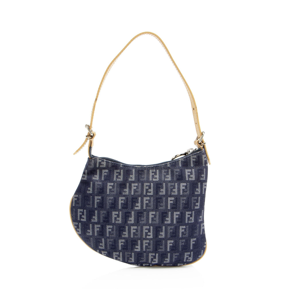 Fendi Zucchino Oyster Shoulder Bag
