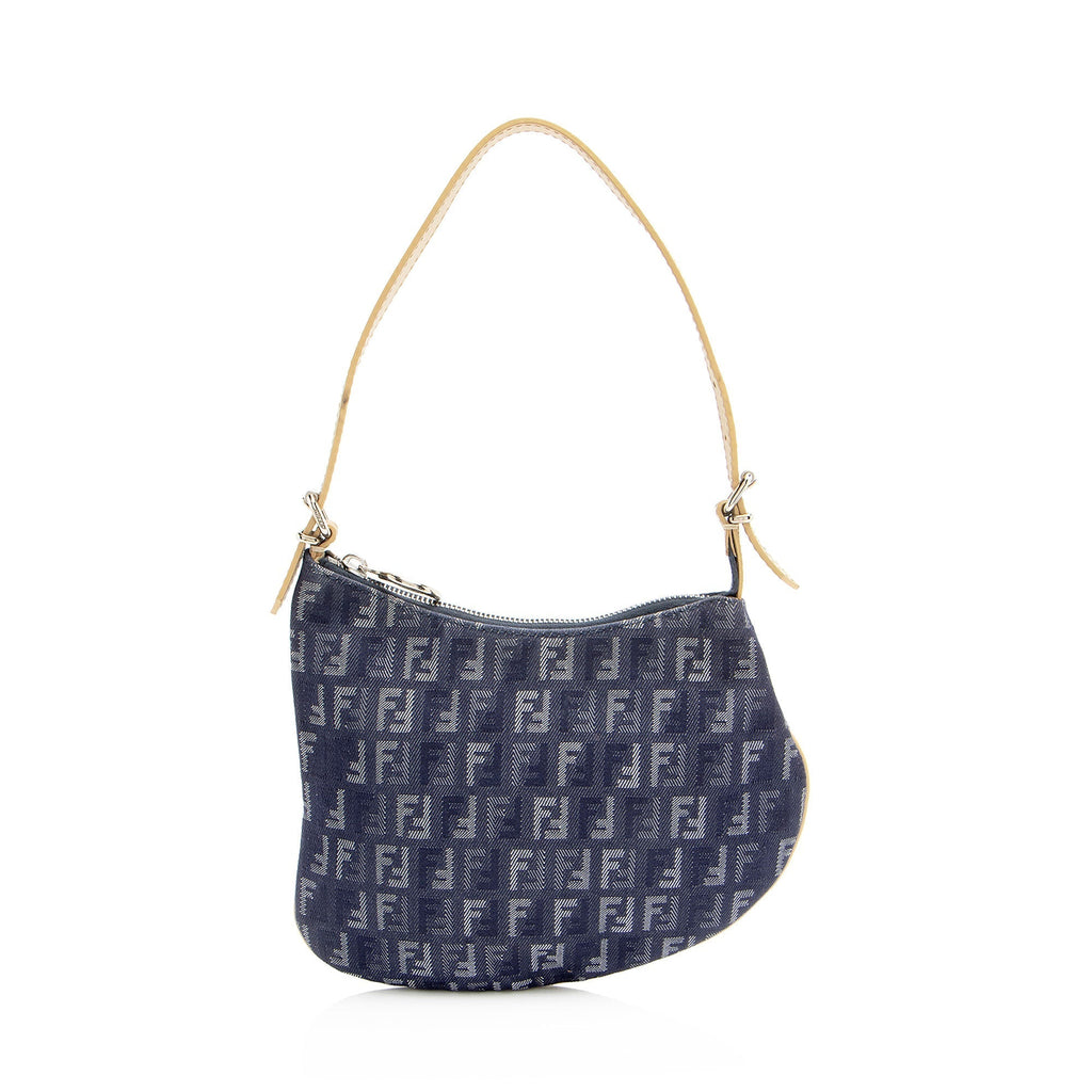 Fendi Zucchino Oyster Shoulder Bag