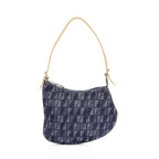 Fendi Zucchino Oyster Shoulder Bag