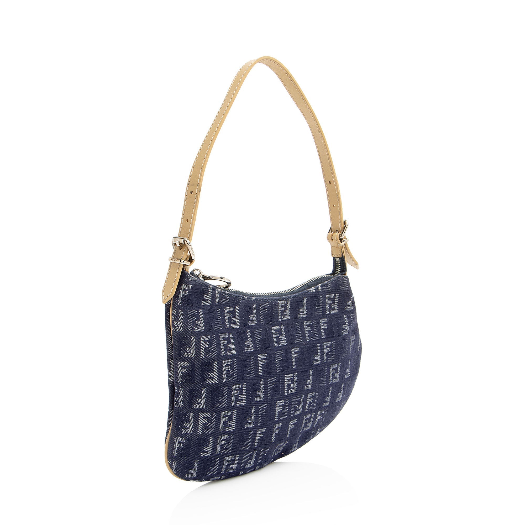 Fendi Zucchino Oyster Shoulder Bag