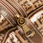 Fendi Zucchino Patent Leather Boston Bag (SHG-28254)