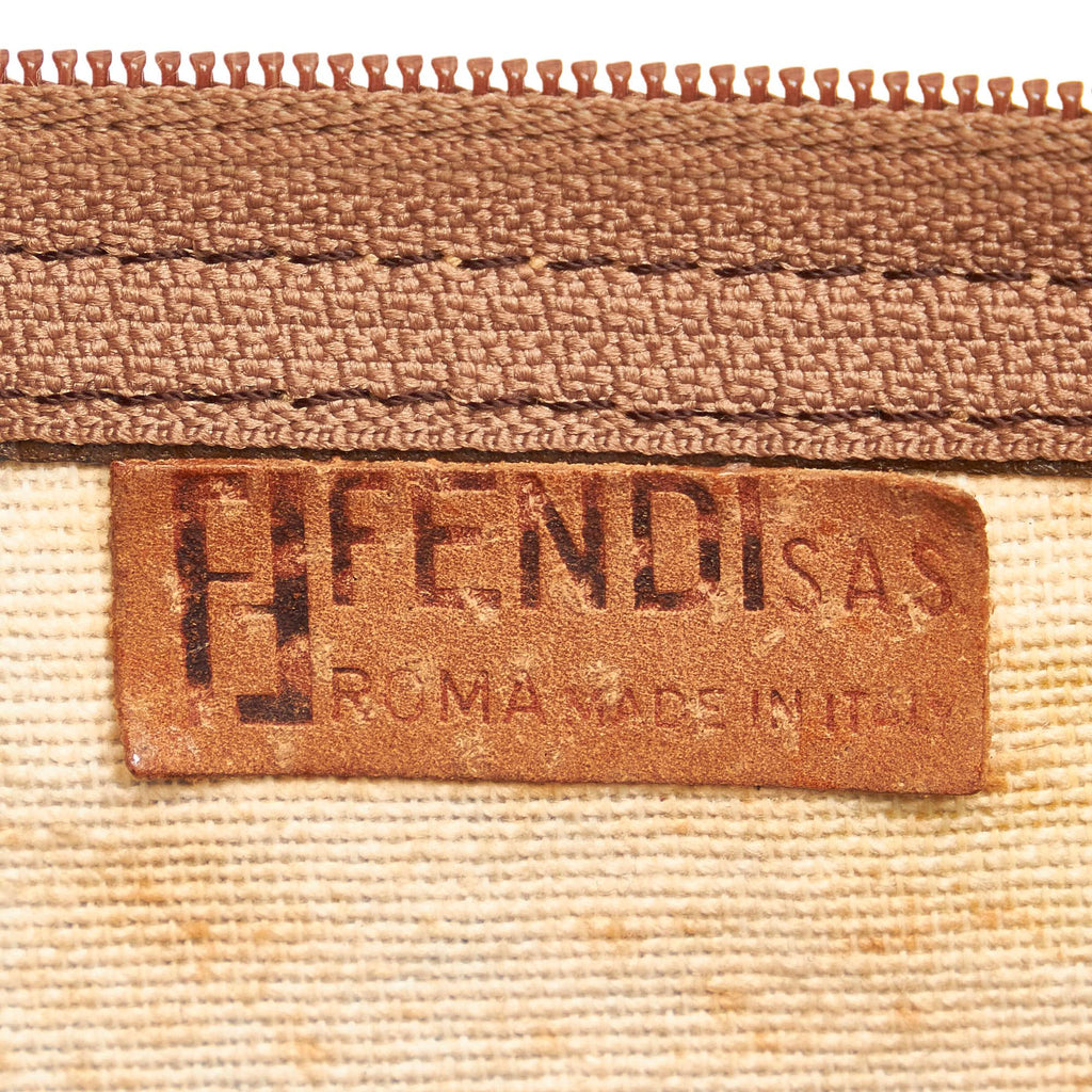 Fendi Zucchino Patent Leather Boston Bag (SHG-28254)