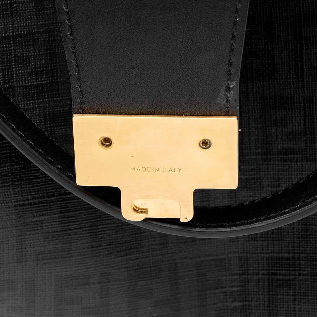 Fendi Zucchino Spalmati Chiusura Medium Tote (SHF-22661)