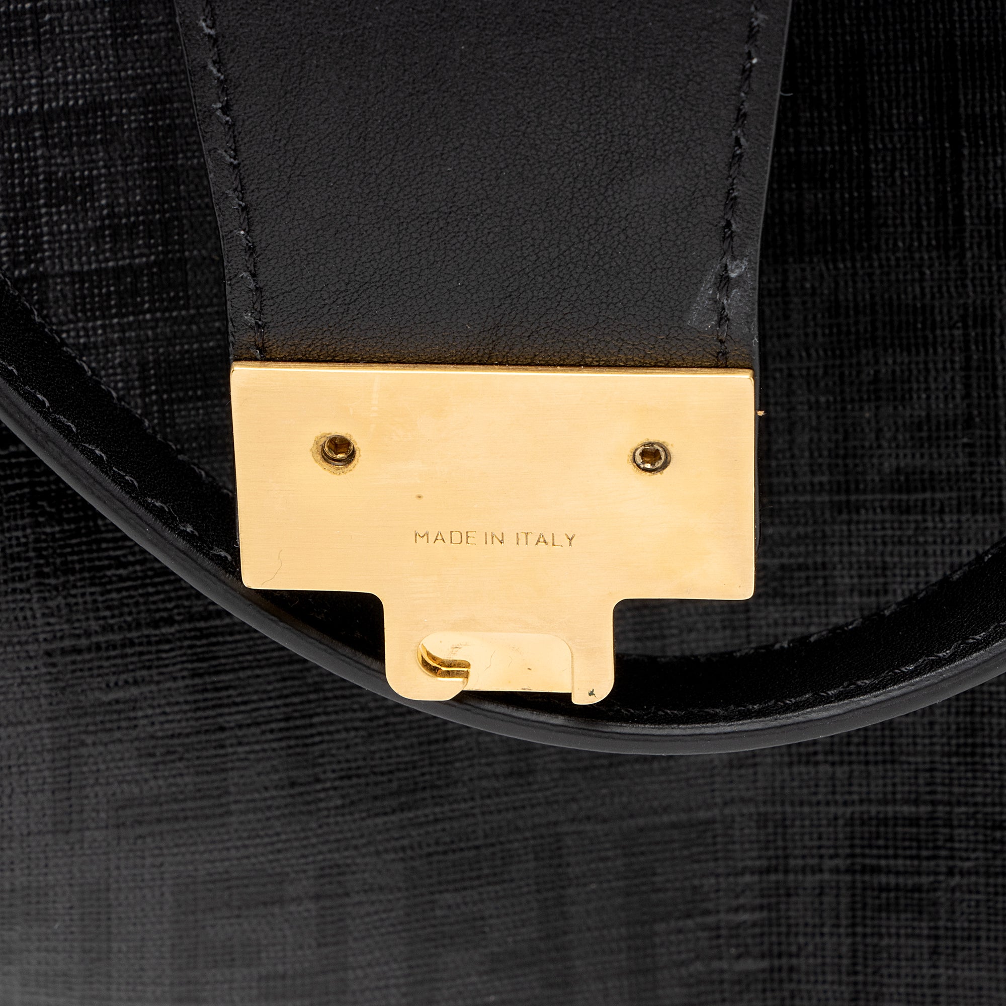 Fendi Zucchino Spalmati Chiusura Medium Tote (SHF-22661)