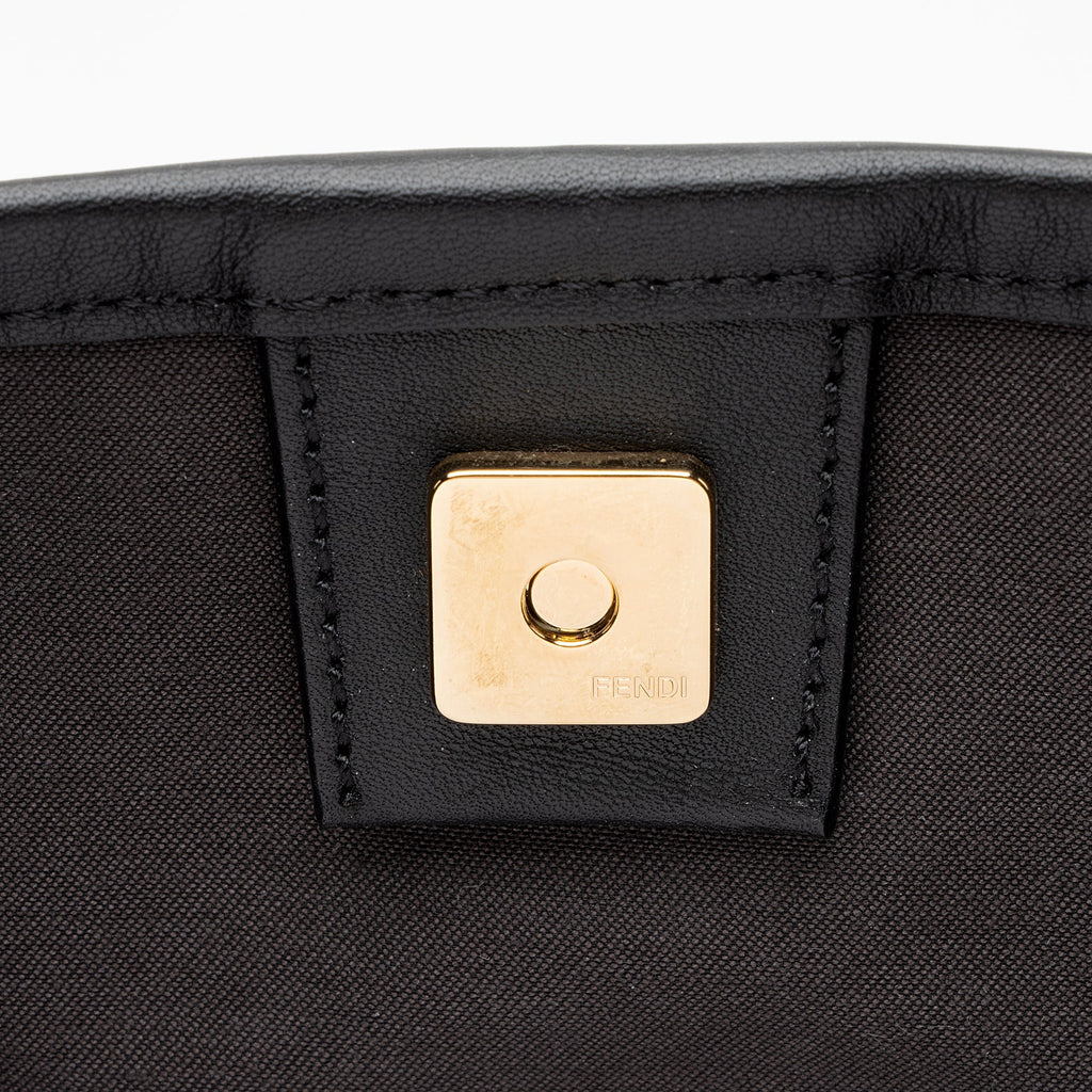 Fendi Zucchino Spalmati Chiusura Medium Tote (SHF-22661)