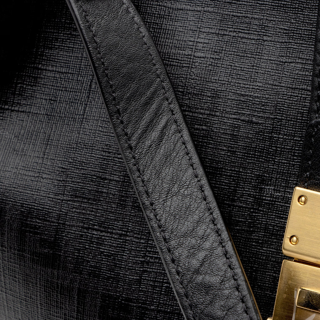 Fendi Zucchino Spalmati Chiusura Medium Tote (SHF-22661)