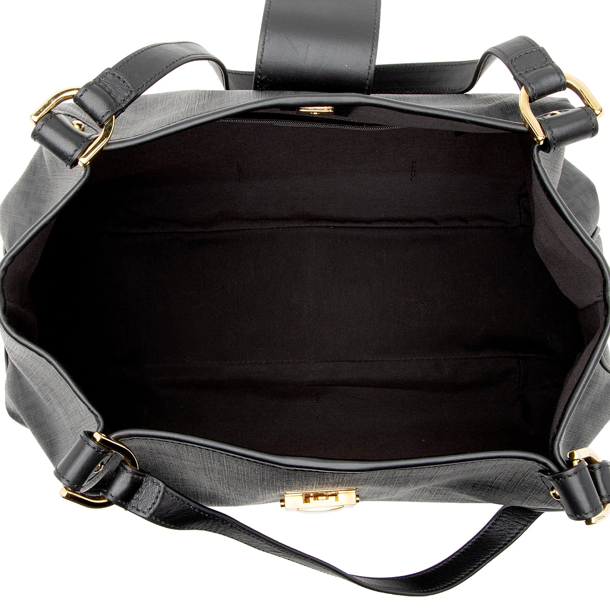Fendi Zucchino Spalmati Chiusura Medium Tote (SHF-22661)