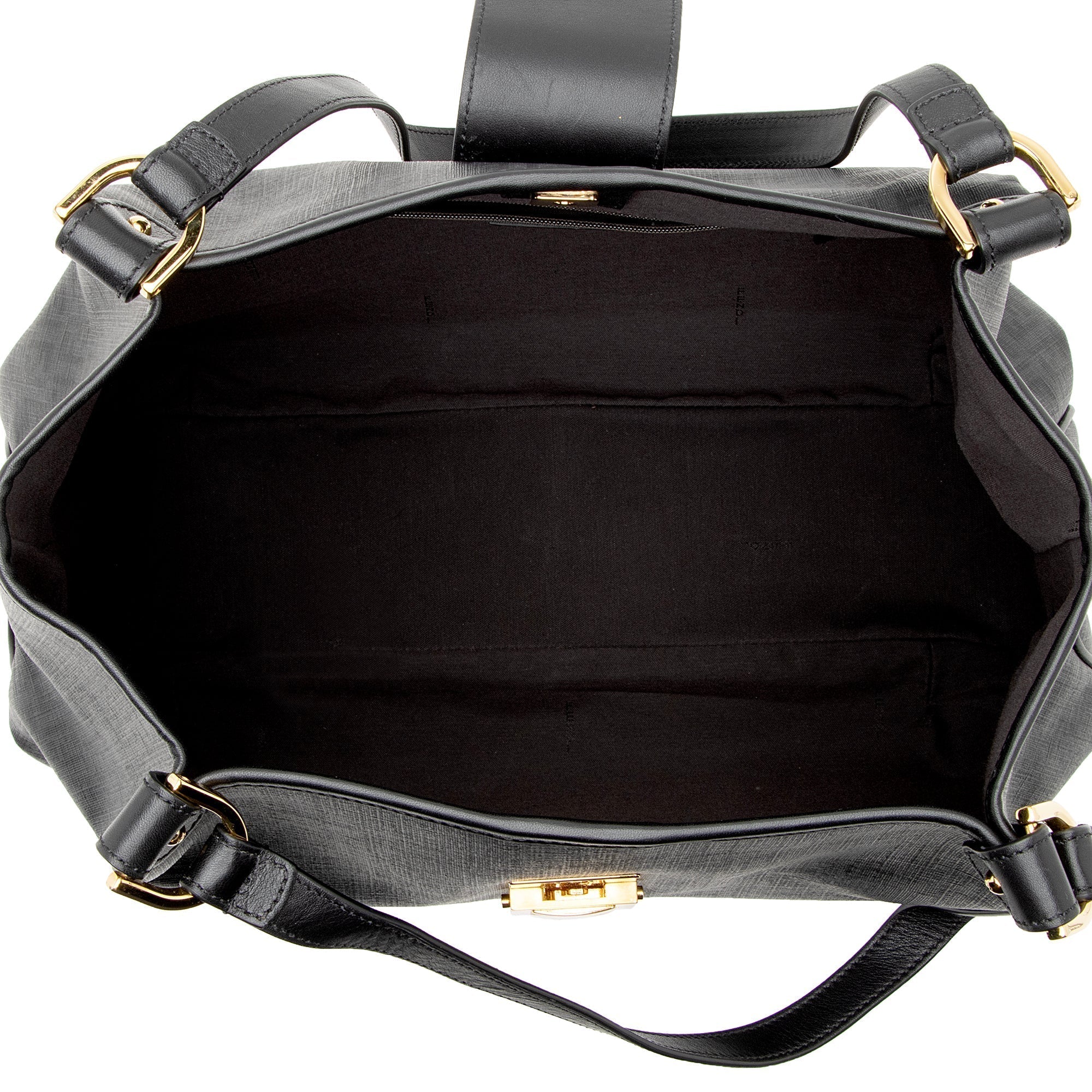 Fendi Zucchino Spalmati Chiusura Medium Tote (SHF-22661)