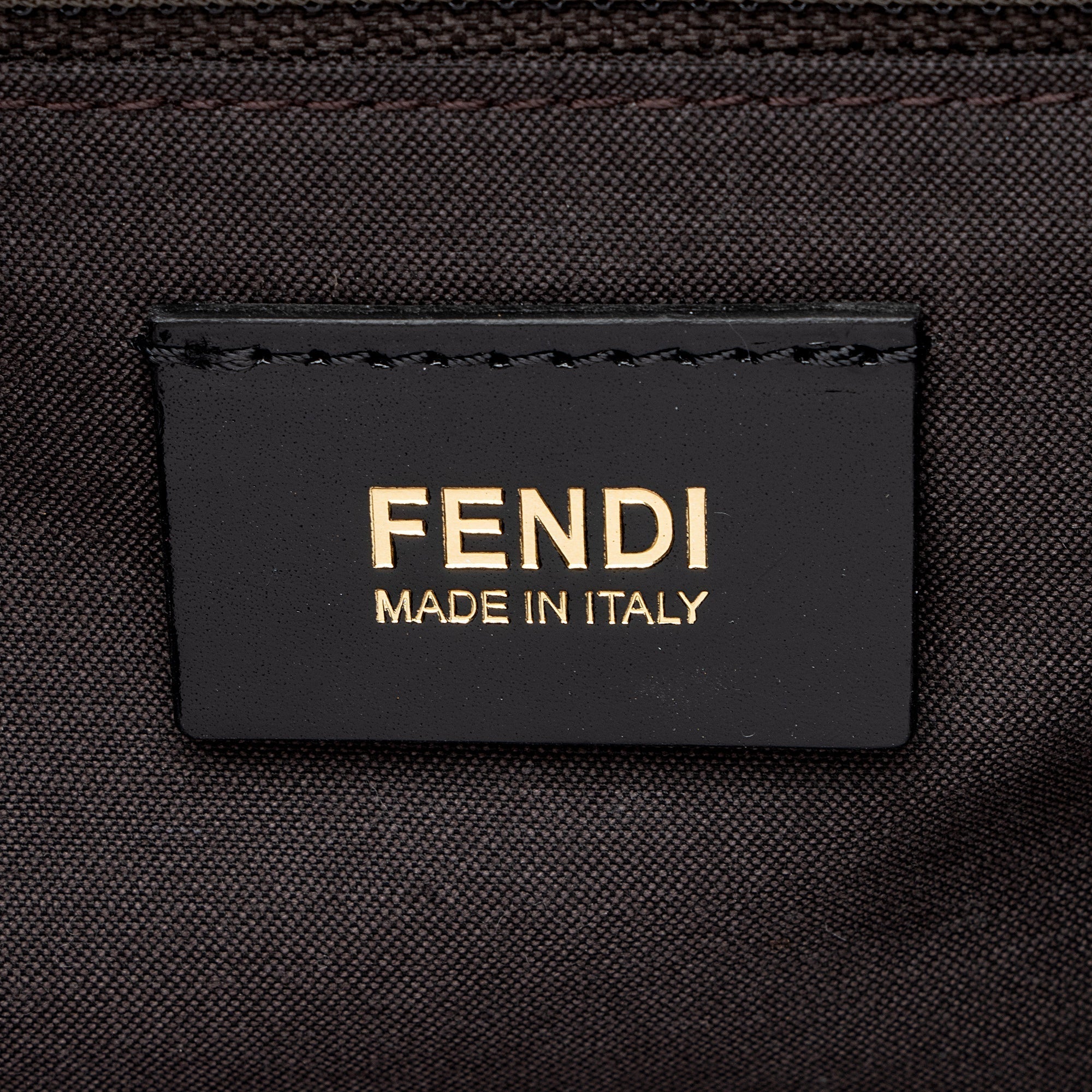Fendi Zucchino Spalmati Chiusura Medium Tote (SHF-22661)