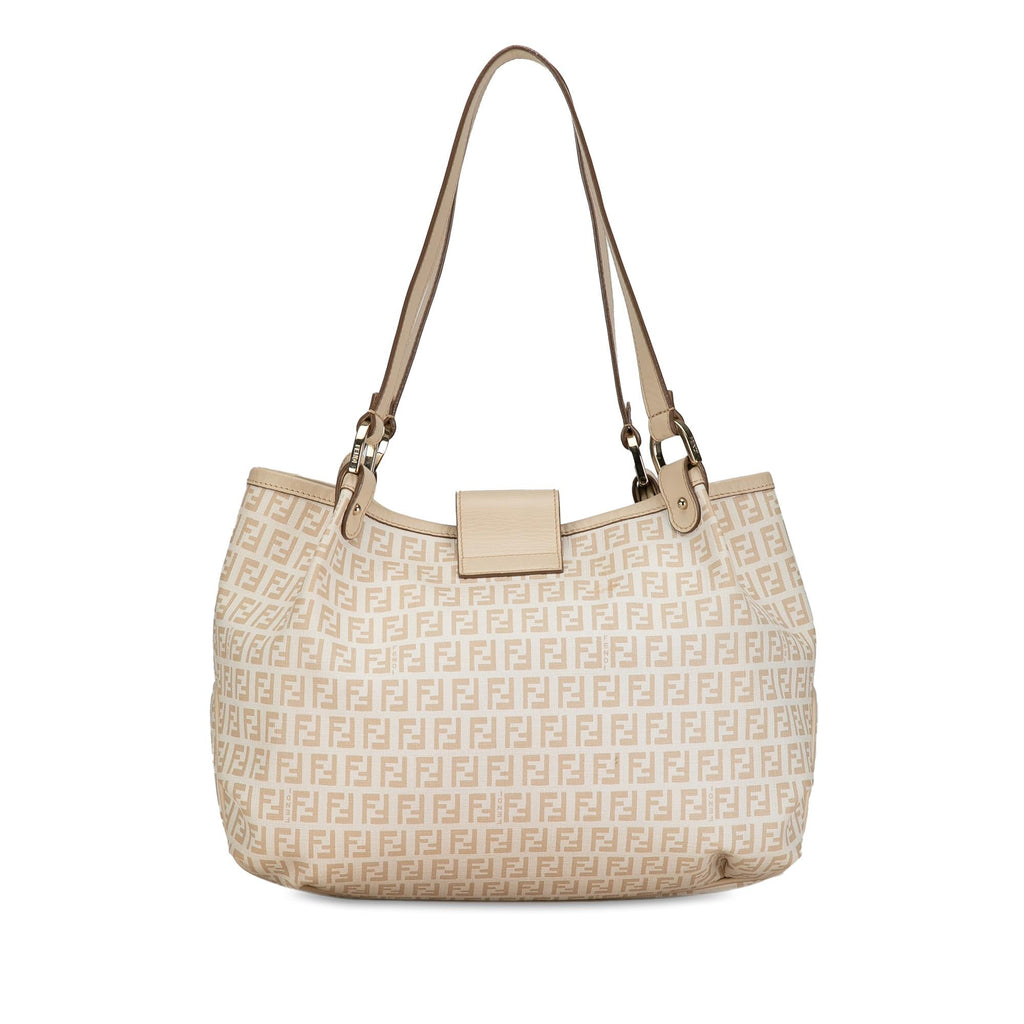 Fendi Zucchino Spalmati Chiusura Tote (SHG-Cwo6NC)