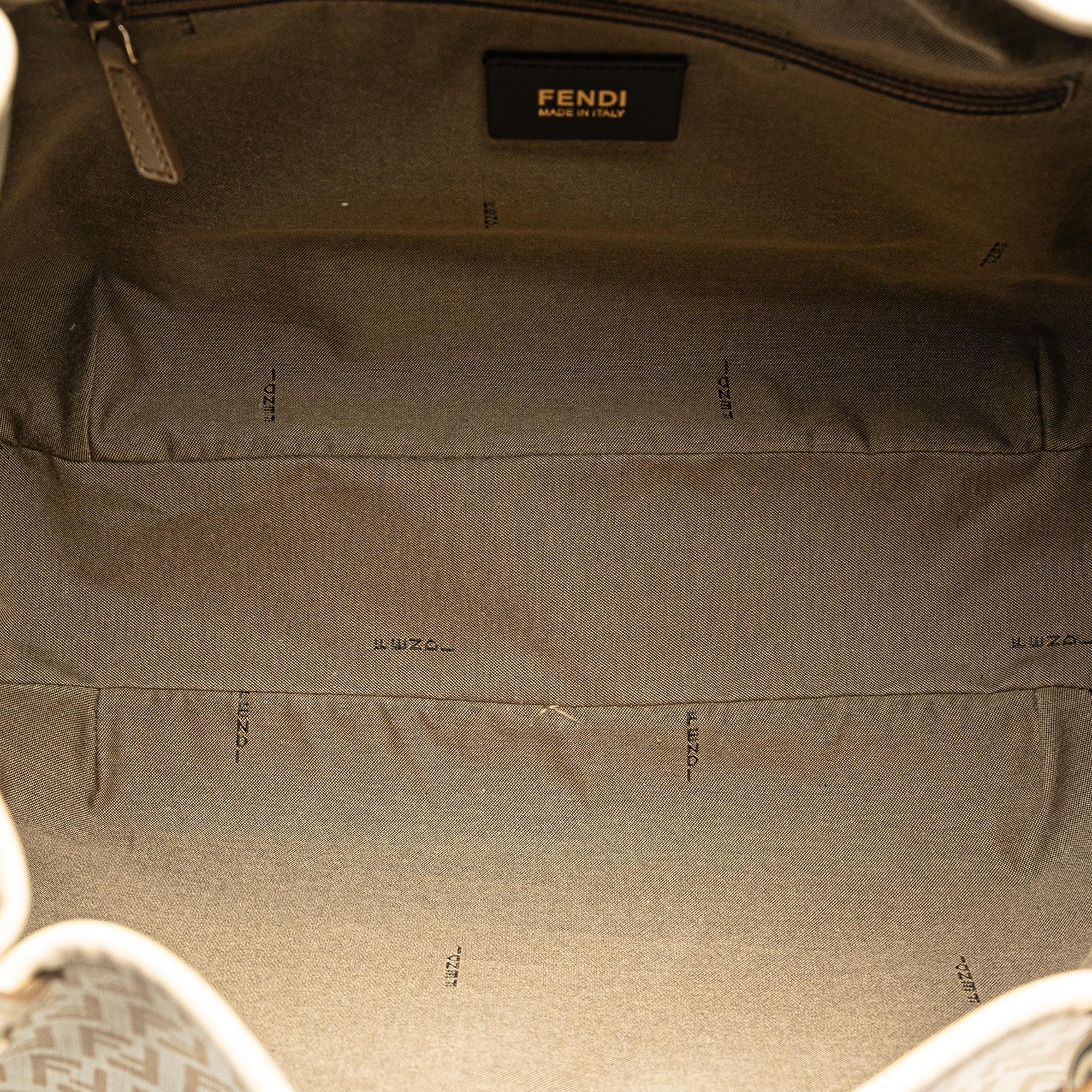 Fendi Zucchino Spalmati Chiusura Tote (SHG-Cwo6NC)