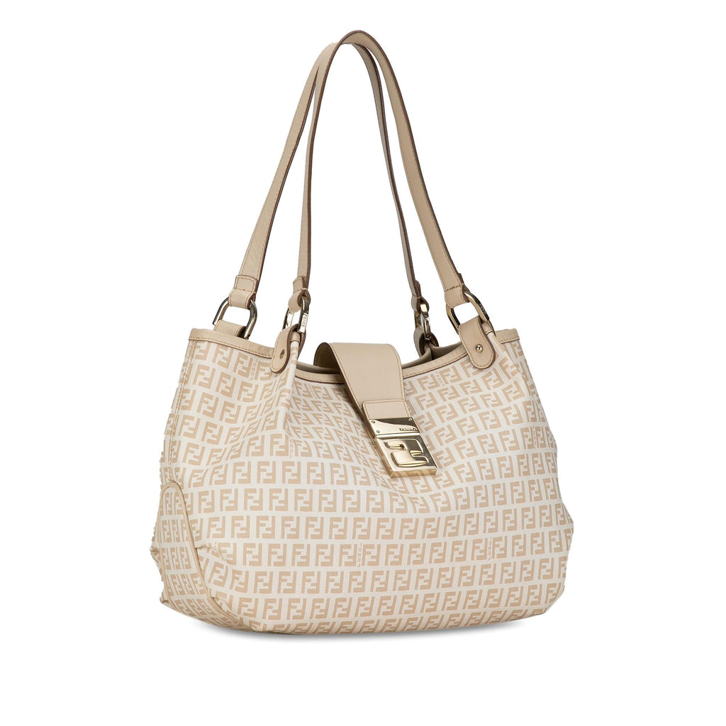 Fendi Zucchino Spalmati Chiusura Tote (SHG-Cwo6NC)
