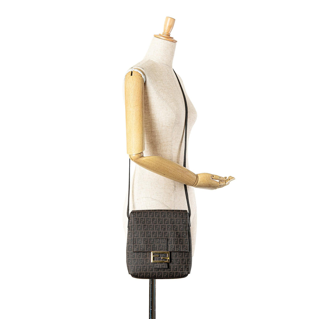 Fendi Zucchino Spalmati Crossbody (SHG-qLlfPB)