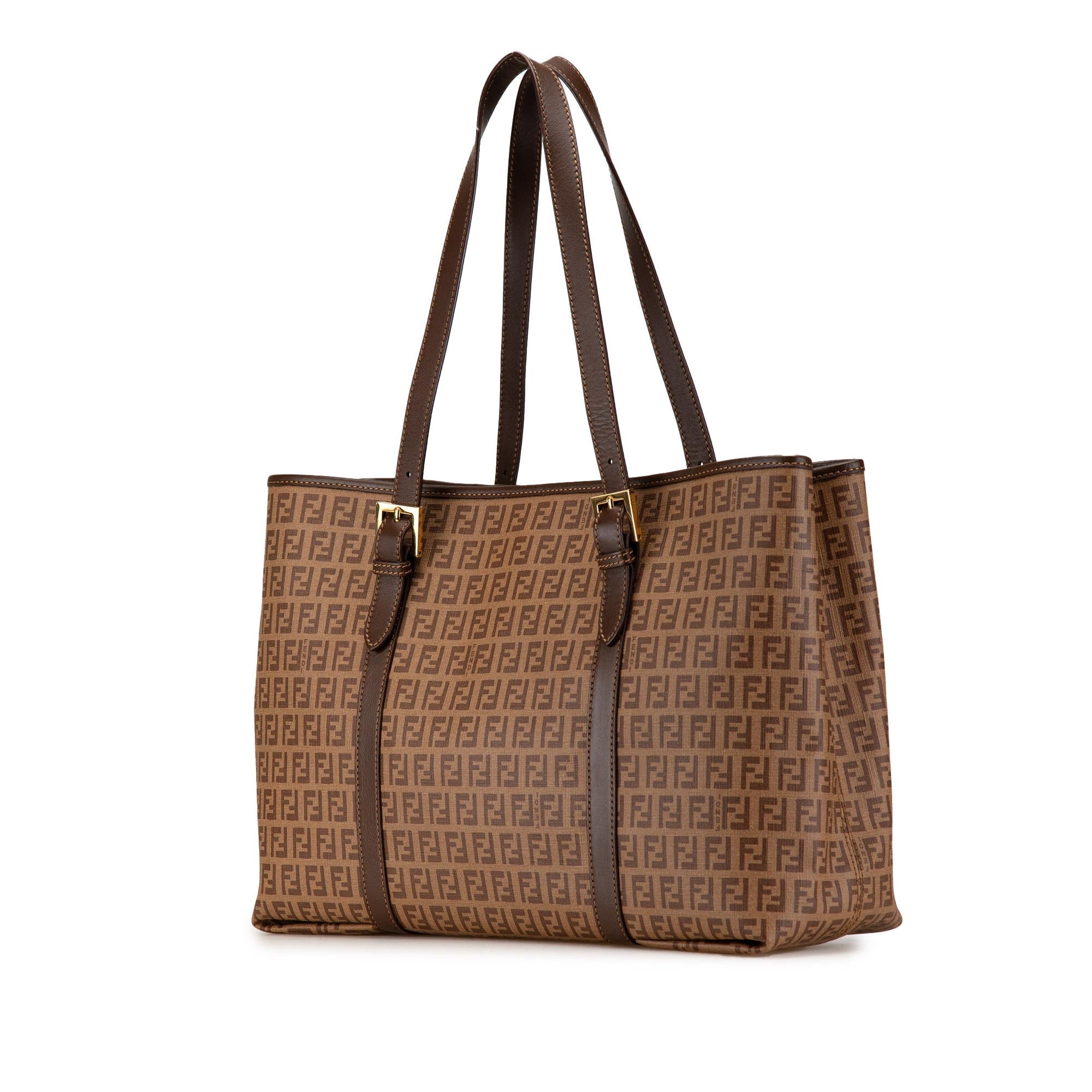 Fendi Zucchino Spalmati Tote (SHG-vMOHAy)