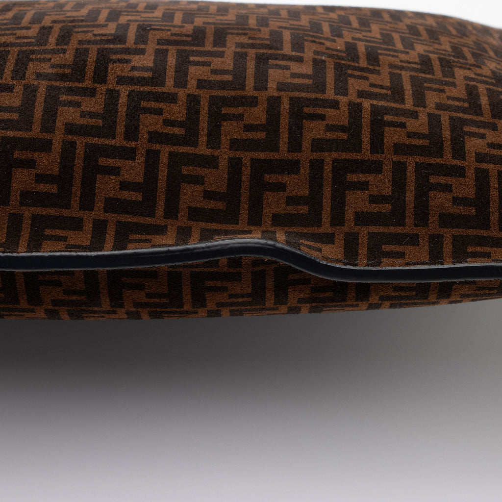 Fendi Zucchino Suede Large Flat Pouch (SHF-79WgbJ)