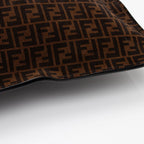 Fendi Zucchino Suede Large Flat Pouch (SHF-79WgbJ)