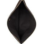 Fendi Zucchino Suede Large Flat Pouch (SHF-79WgbJ)