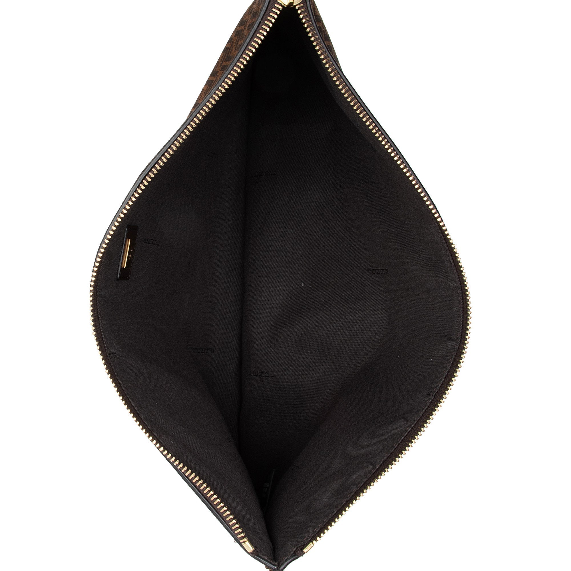 Fendi Zucchino Suede Large Flat Pouch (SHF-79WgbJ)