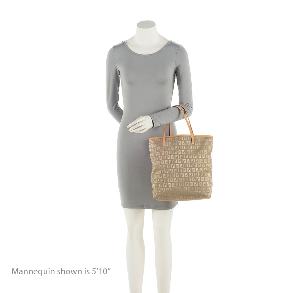 Fendi Zucchino Tall Tote (SHF-22022)