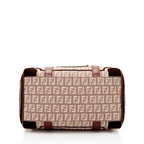 Fendi Zucchino Velvet Small Boston Satchel (SHF-18601)