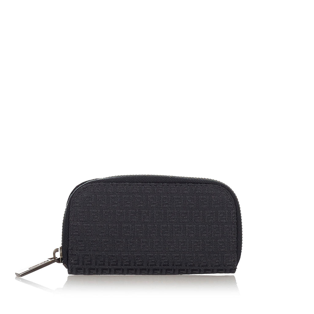 Fendi Zucchino Zip Around Key Holder (SHG-23161)
