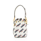 Fendi x Fila Calfskin Mania Mon Tresor Mini Bucket Bag (SHF-VVBQ5M)