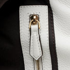 Fendi x Fila Calfskin Mania Beaded Fringe Baguette Shoulder Bag (SHF-OjJL4V)