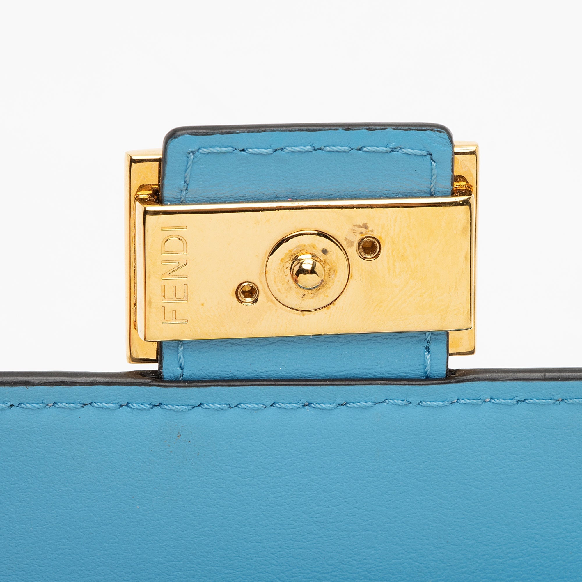 Fendi x Sara Coleman Leather FF Vertigo 1997 Trifold Wallet (SHF-yscSFM)