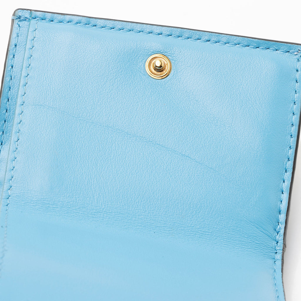 Fendi x Sara Coleman Leather FF Vertigo 1997 Trifold Wallet (SHF-yscSFM)