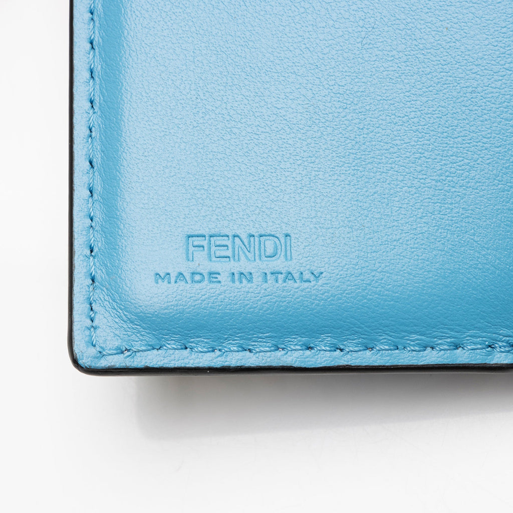 Fendi x Sara Coleman Leather FF Vertigo 1997 Trifold Wallet (SHF-yscSFM)