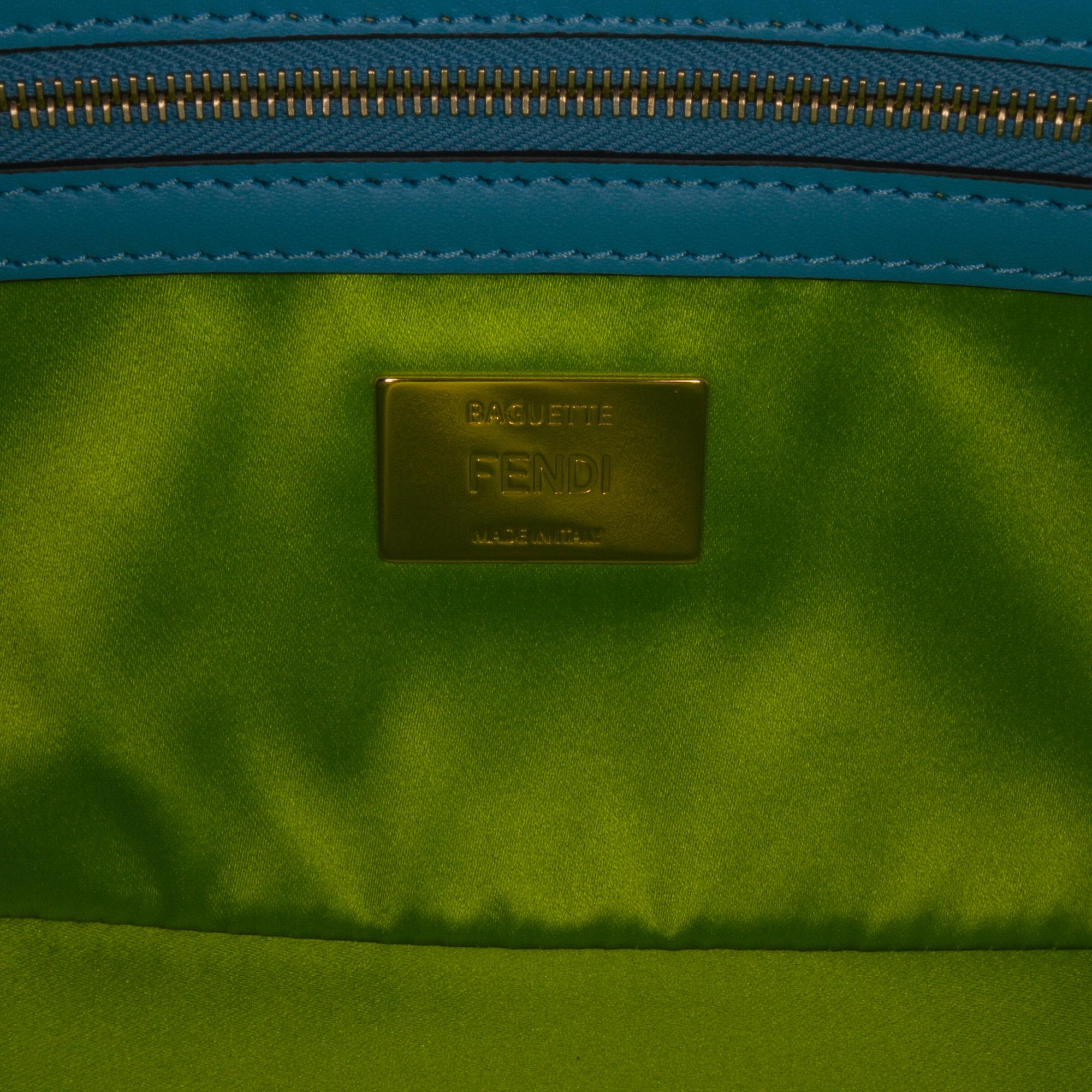 Fendi x Sarah Coleman FF Vertigo Baguette 1997 (SHG-PO54GG)
