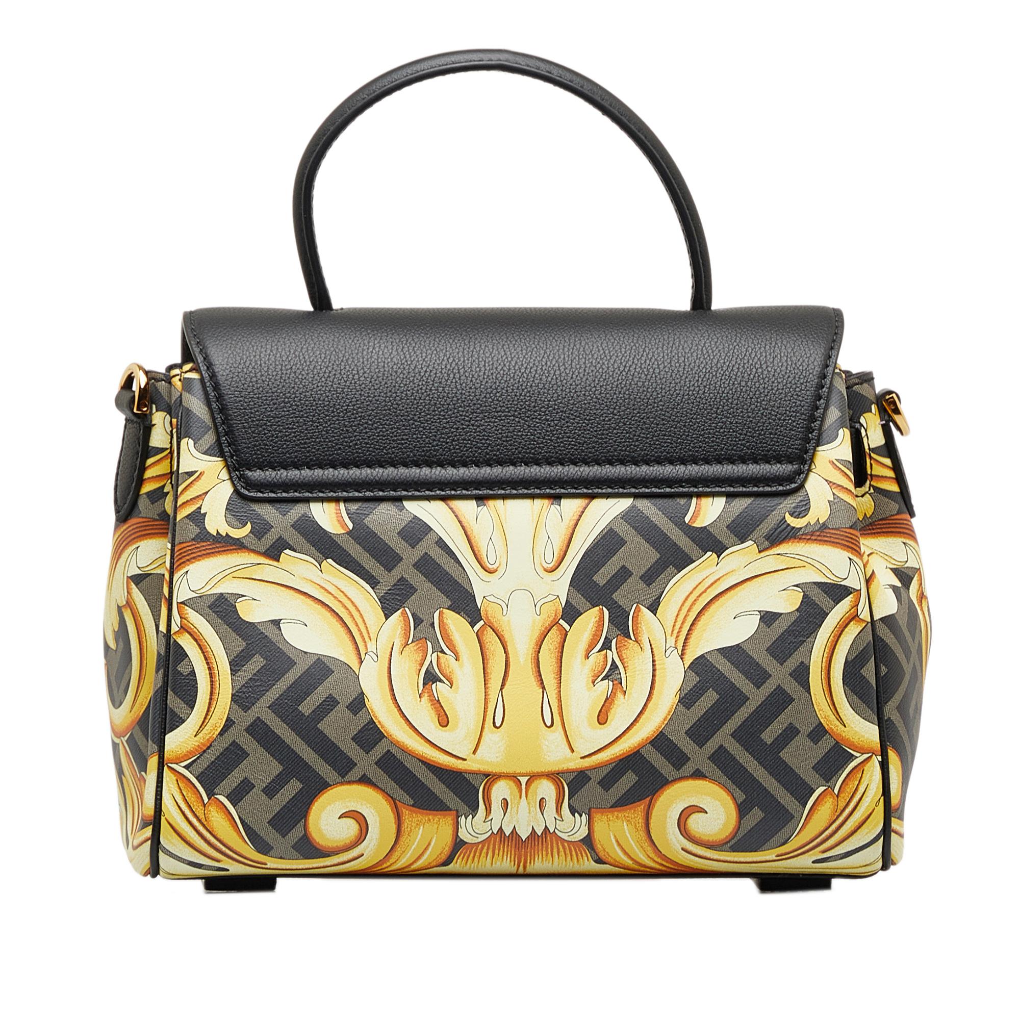 Fendi x Versace Fendace La Medusa Satchel (SHG-TIqNMz)
