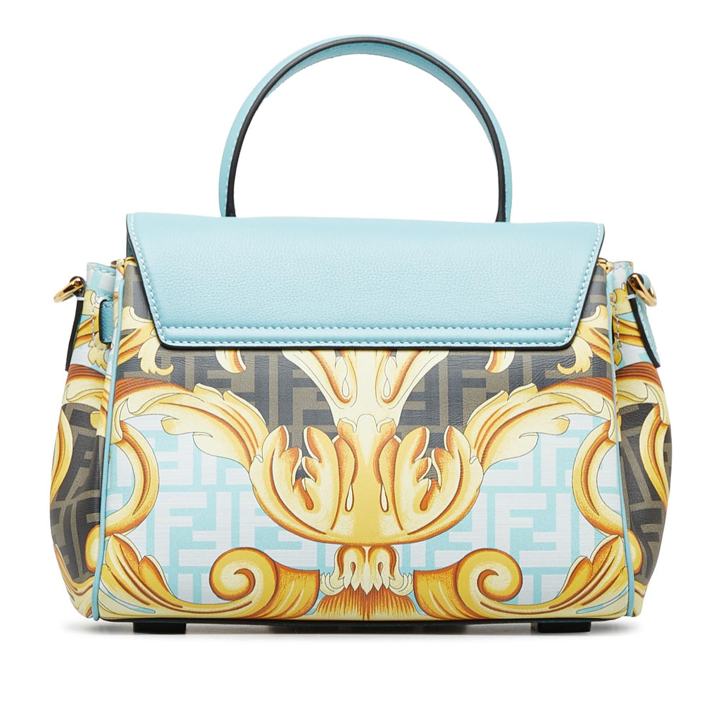Fendi x Versace Fendace La Medusa Satchel (SHG-beO89n)