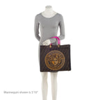 Fendi x Versace Zucca Medusa Crystal Sunshine Large Shopper Tote (SHF-Au7XmN)