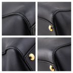 Fendi Black Nappa Medium Peekaboo Iconic Satchel