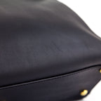 Fendi Black Nappa Medium Peekaboo Iconic Satchel