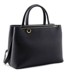 Fendi Black Vitello Dolce Petite 2Jours Tote